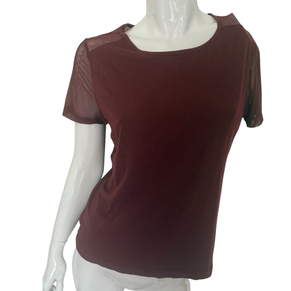 Anatomie Melissa Tee in Burgundy
Size Medium